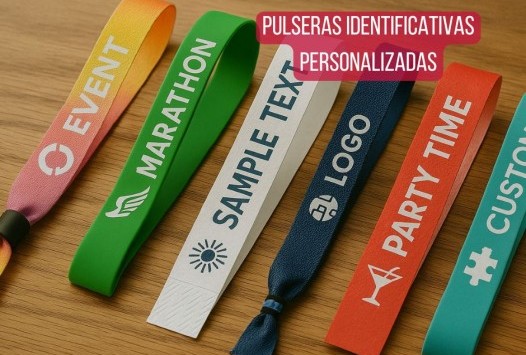 Pulseras Identificativas y Brazaletes para Festivales y Eventos